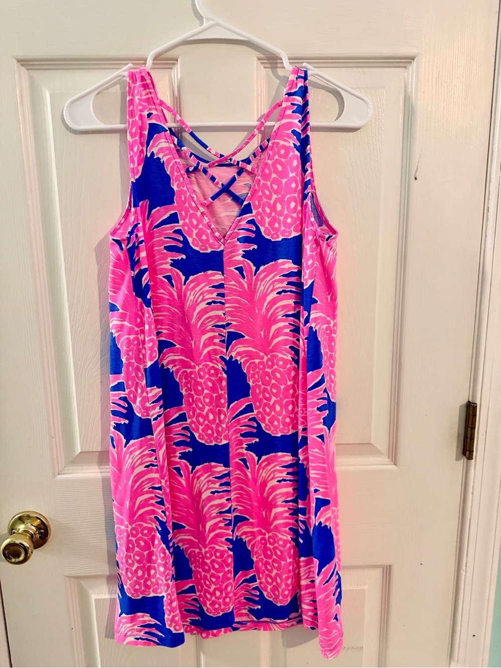 Lilly Pulitzer Bright Pink Pineapple Print Dress - Picture 2 of 4
